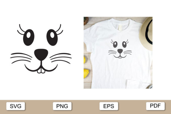 Download Bunny Face SVG File Cute Rabbit Face - Rabbit Collection