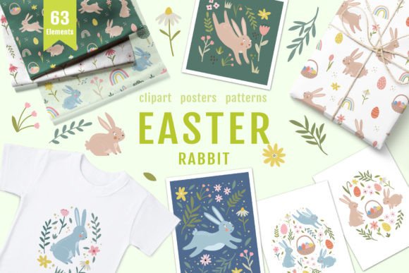 Download Easter Rabbit Vector Clipart - Rabbit Collection