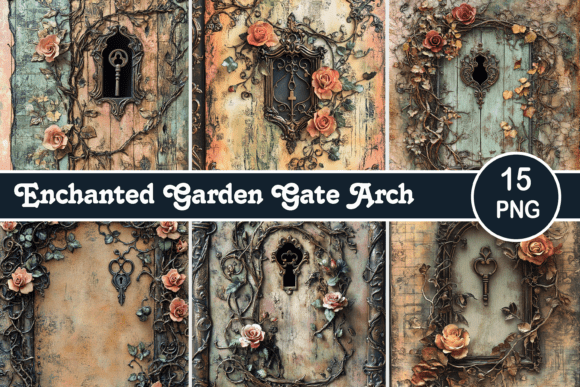 Download Enchanted Garden Gate Arch - Enchanted garden Collection