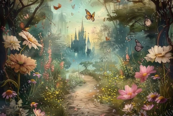 Download Enchanted Garden Path - Enchanted garden Collection